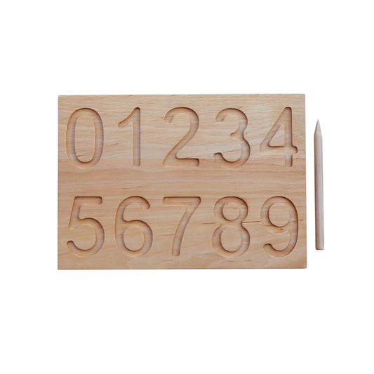 Wooden Story - Montessori Zahlenbrett / Zahlentafel 