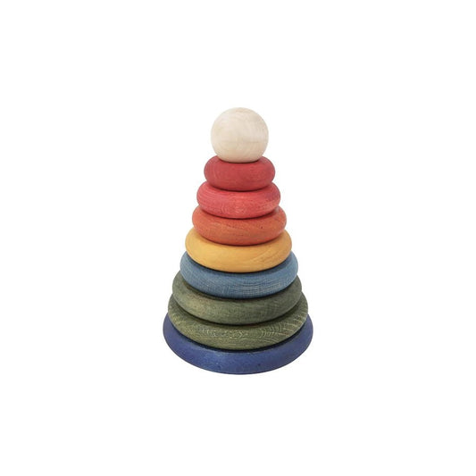 Wooden Story - Stapelturm "Pyramide Rainbow"