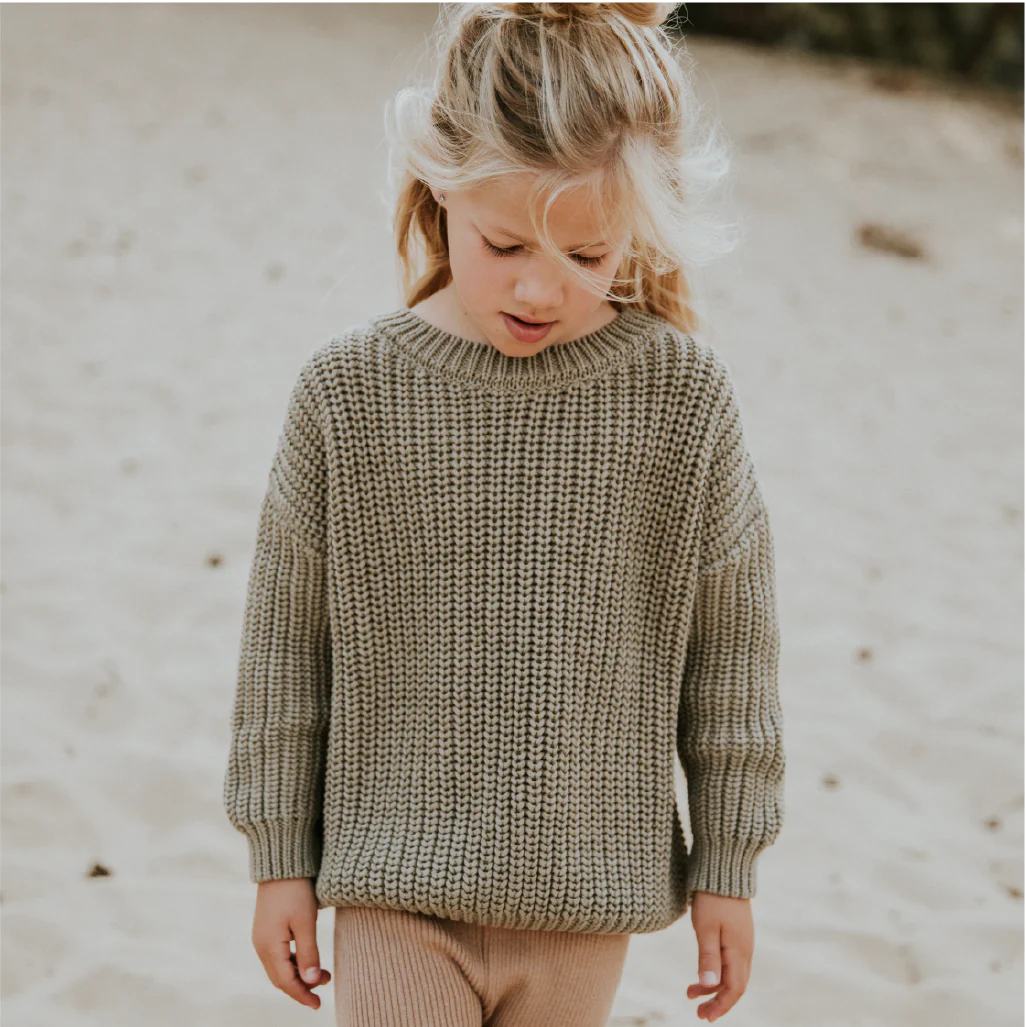 Yuki Kidswear - Strickpullover / Sweater "Walnut" für Kinder