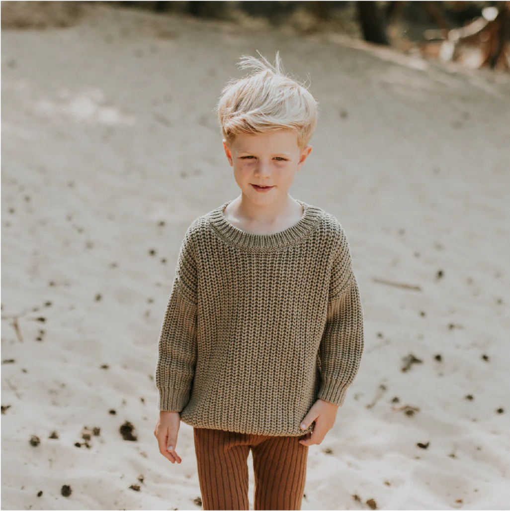 Yuki Kidswear - Strickpullover / Sweater "Walnut" für Kinder