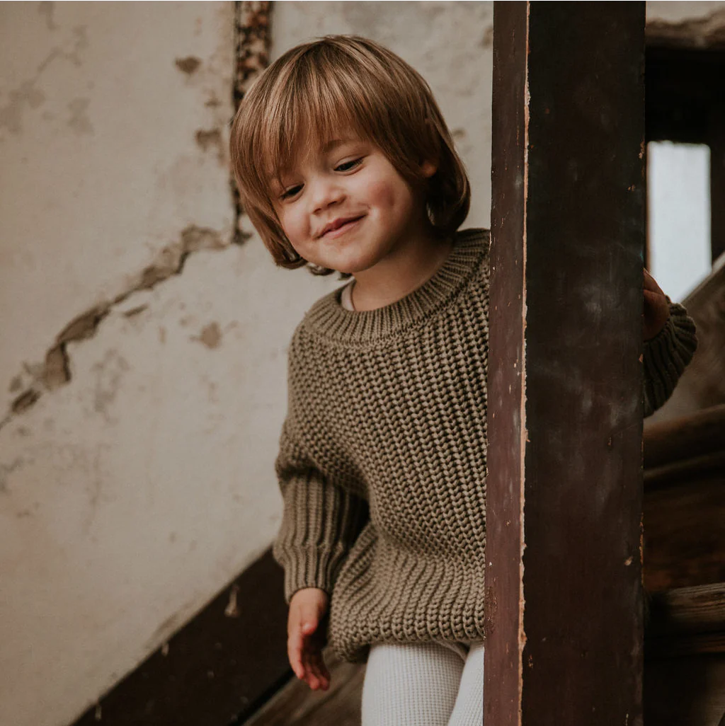 Yuki Kidswear - Strickpullover / Sweater "Walnut" für Kinder