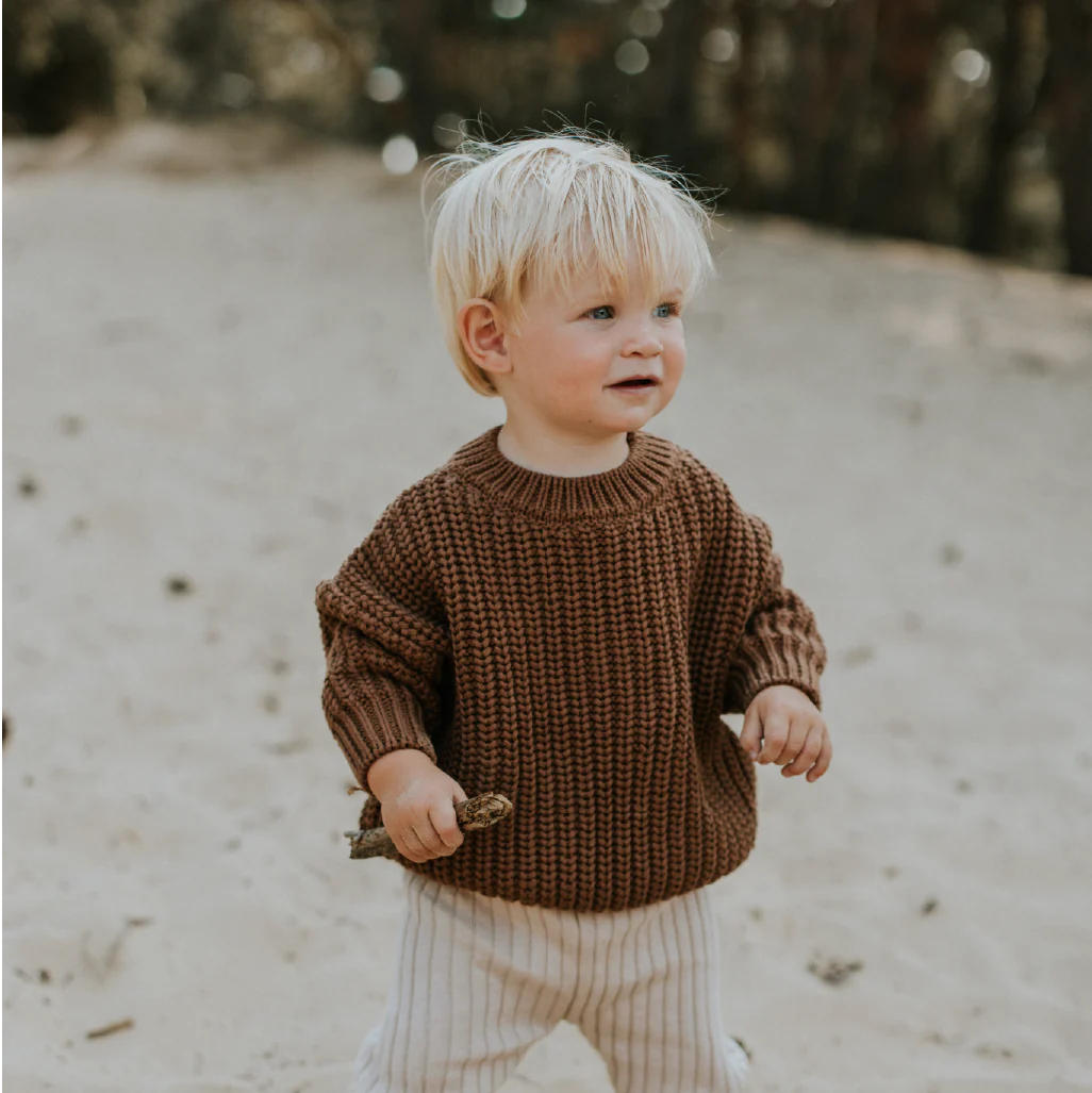 Yuki Kidswear - Strickpullover / Sweater "Walnut" für Kinder