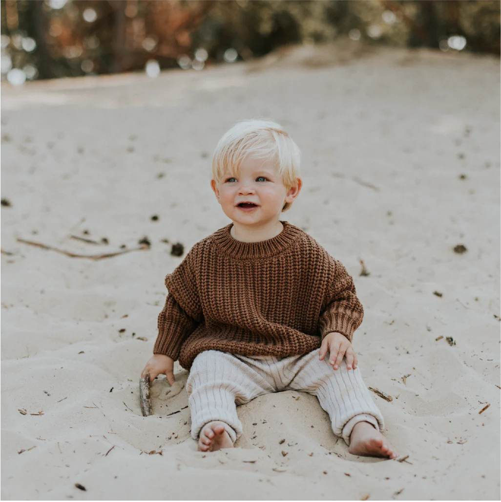 Yuki Kidswear - Strickpullover / Sweater "Walnut" für Kinder