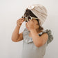 TURBAN MÜTZE HIBBIE IVORY