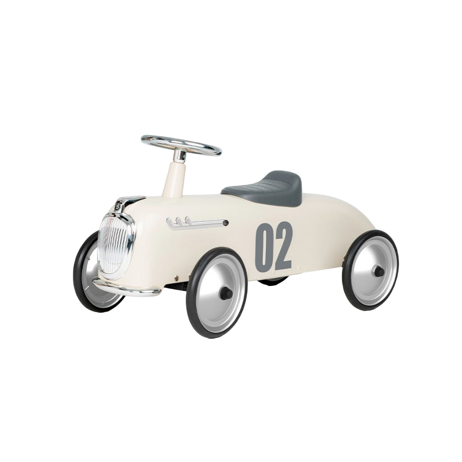 Baghera Rutschauto / Laufauto Ivory White