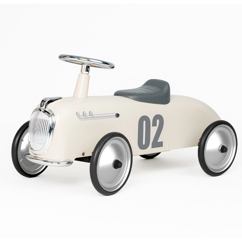 Baghera Rutschauto / Laufauto Ivory White