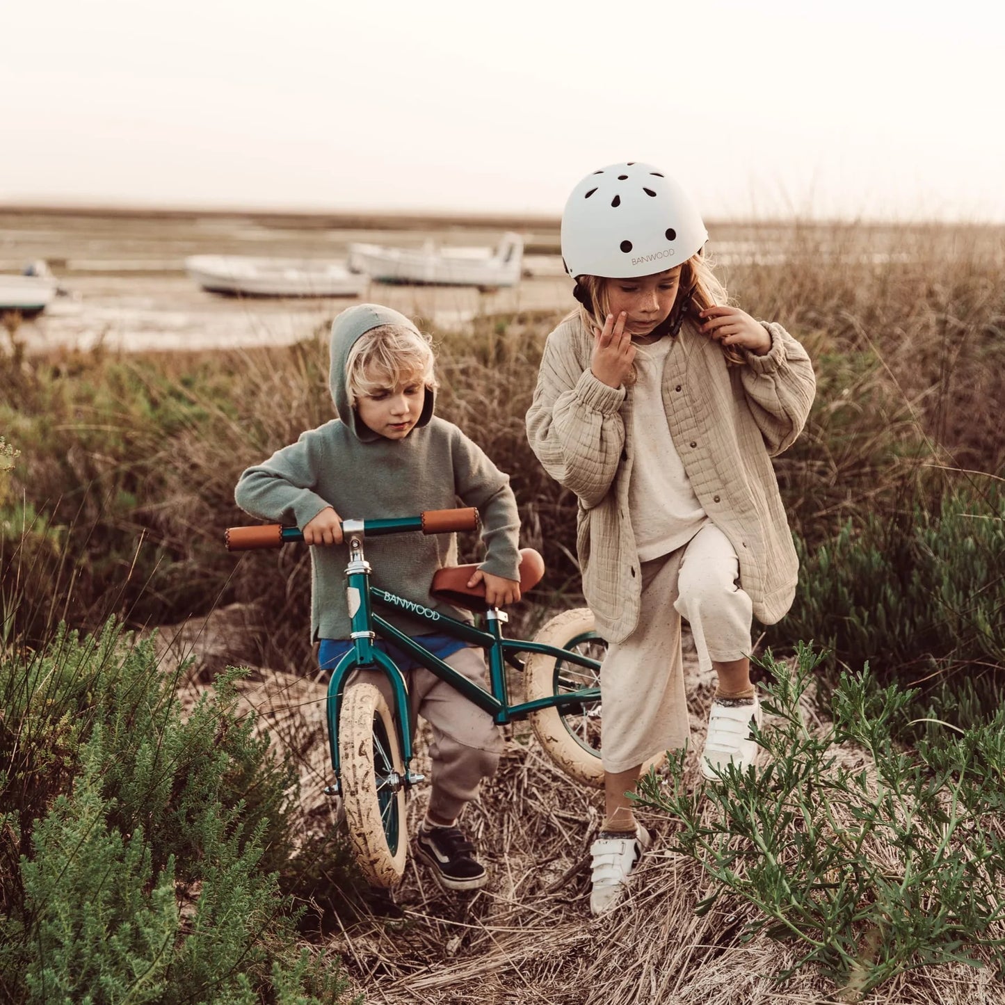 Banwood - Kinder Fahrradhelm White