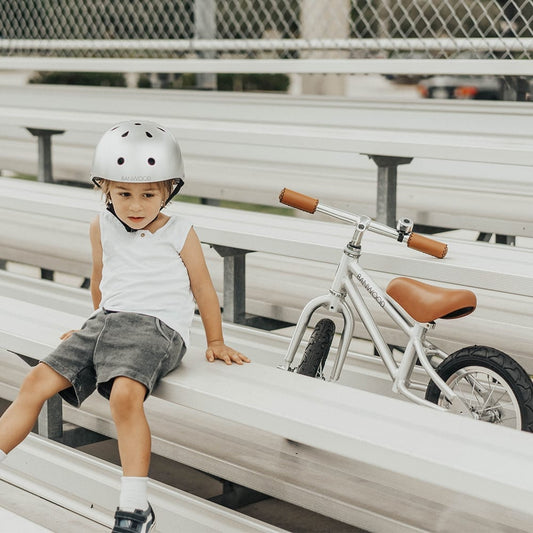 Banwood - Kinder Fahrradhelm Chrome