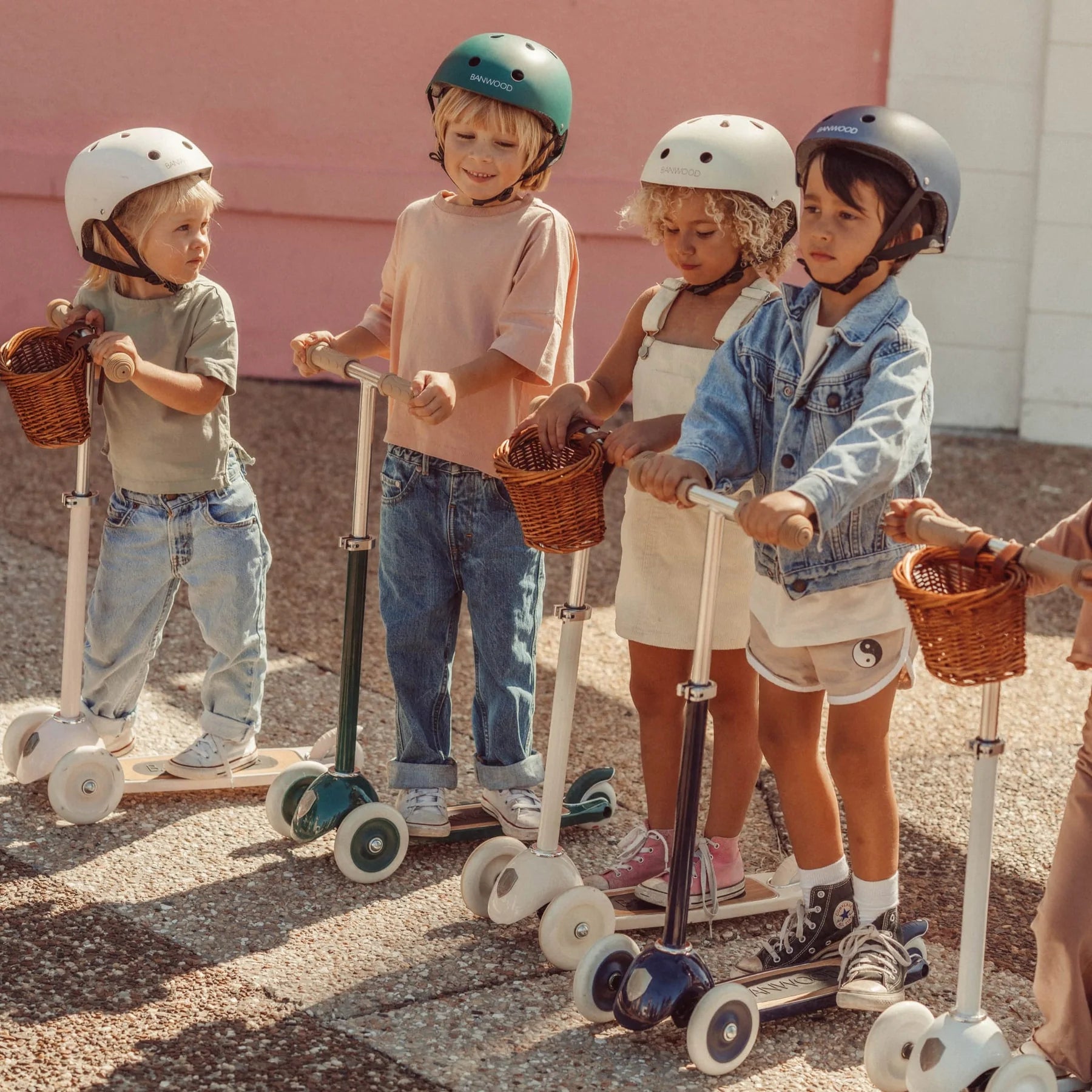 Banwood - Kinderroller Scooter Rosa
