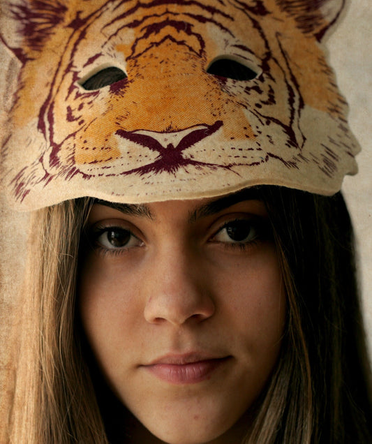 Frida's Tierchen Tieger-Maske aus Filz für Kinder