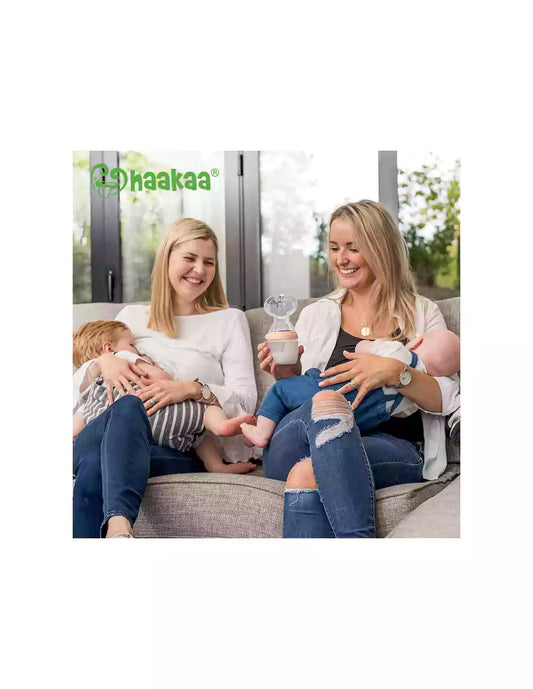 Haakaa Generation 3 Silikon Milchpumpe & Babyflasche Set (160ml)