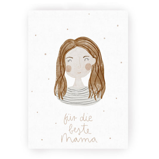 Hej Hanni Postkarte Beste Mama