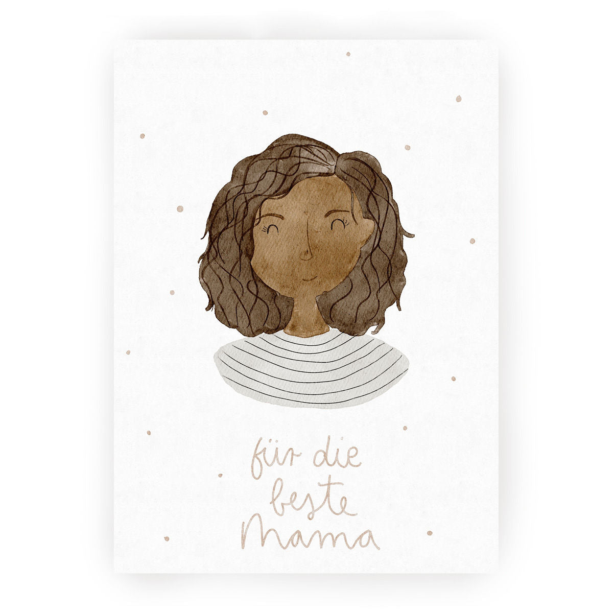 Hej Hanni Postkarte Beste Mama