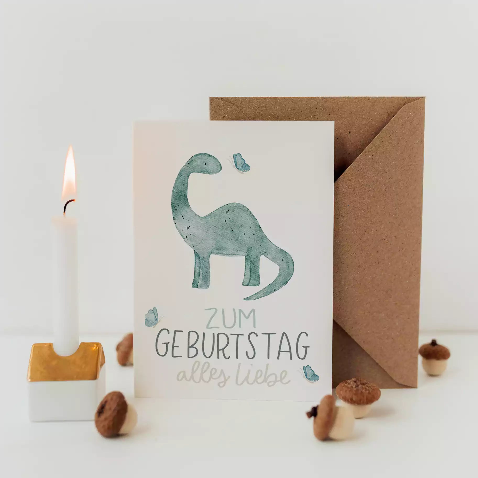 Hej Hanni Postkarte Geburtstag Dino