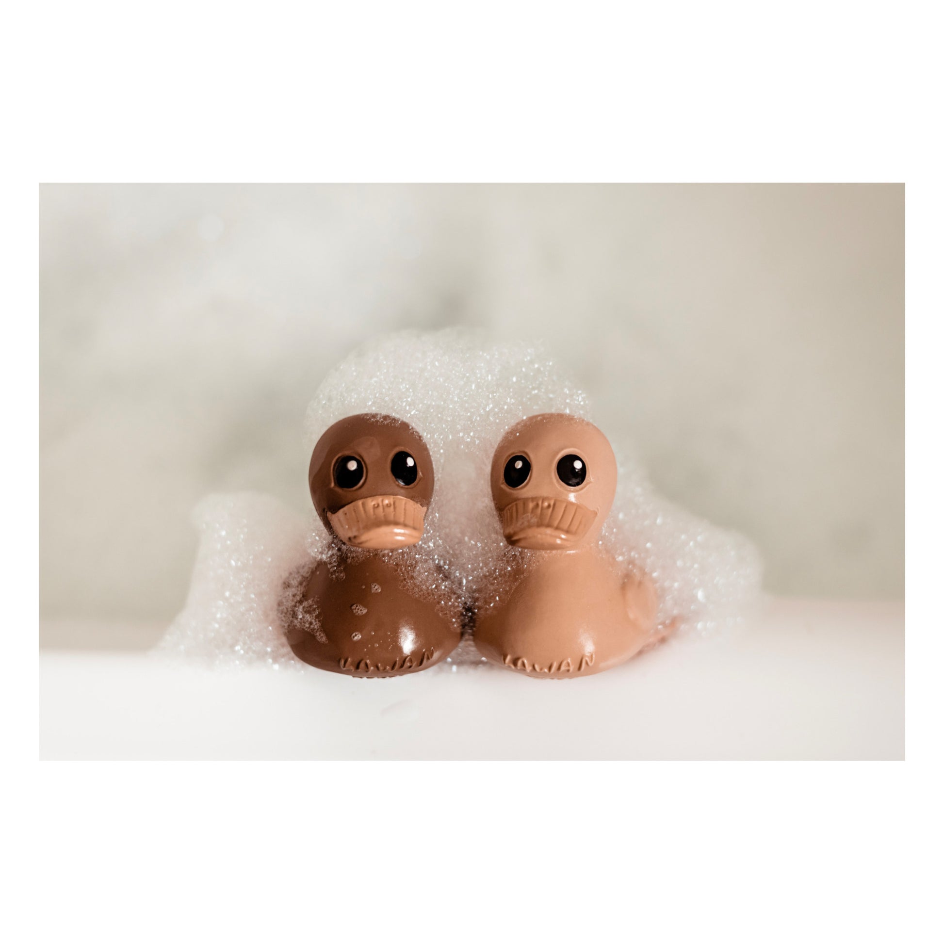 HEVEA - Badeente Kawan mini Sandy Nude aus Naturkautschuk