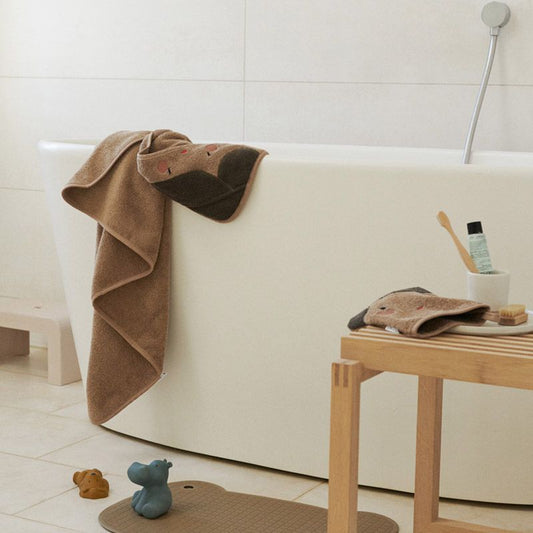 KAPUZENHANDTUCH AUGUSTA PUPPEN-MIX, 100 X 100 CM