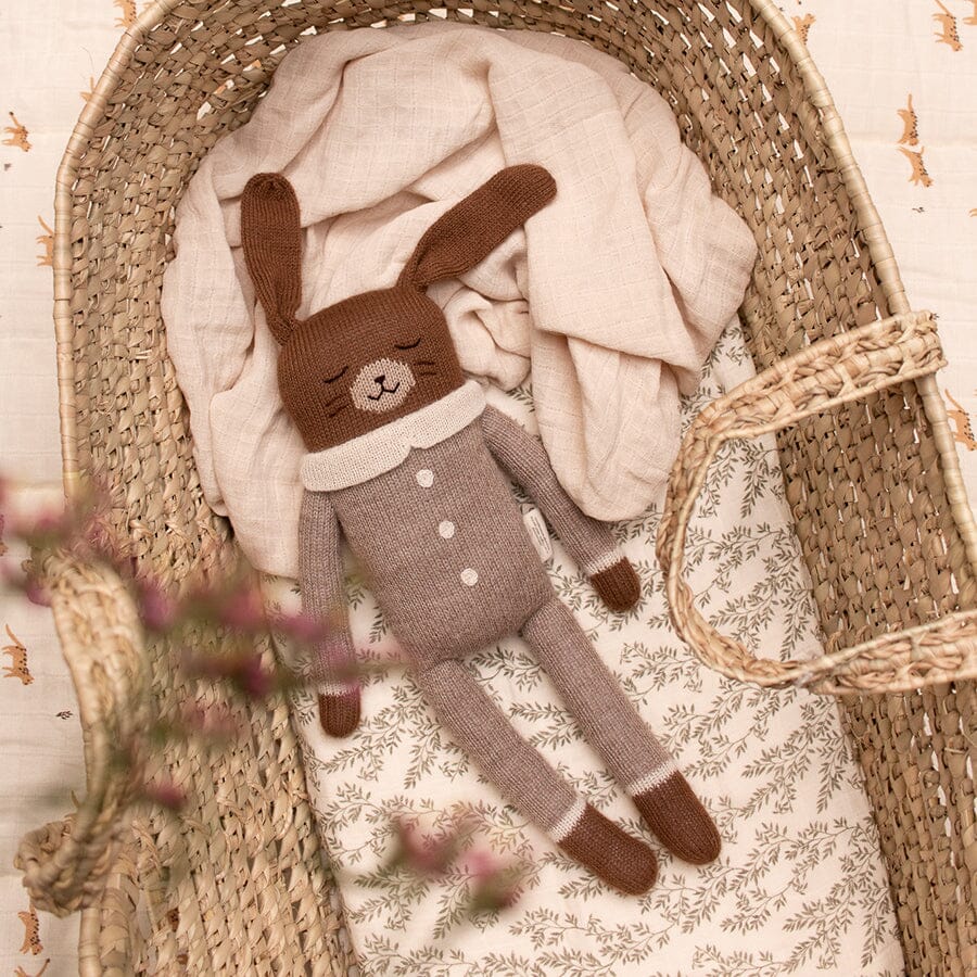 Main Sauvage - Kuscheltier "Big Bunny Jumpsuit Oat"