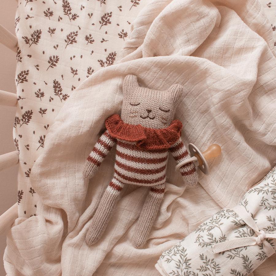 Main Sauvage - Kuscheltier "Kitten Sienna Striped Romper