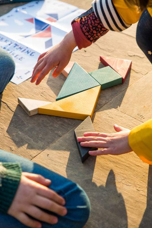 Me & Mine Tangram Earth