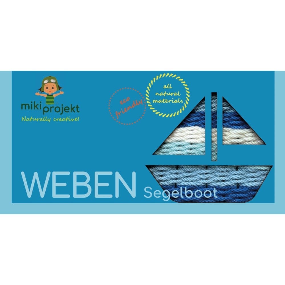 Mikiprojekt - Bastelset Weben - Segelboot