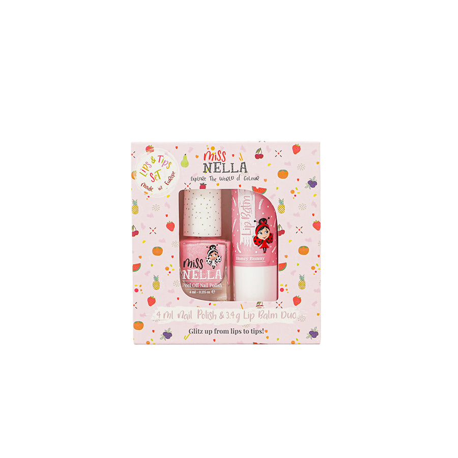 Miss Nella Set Kinder Nagellack + Lip Balm