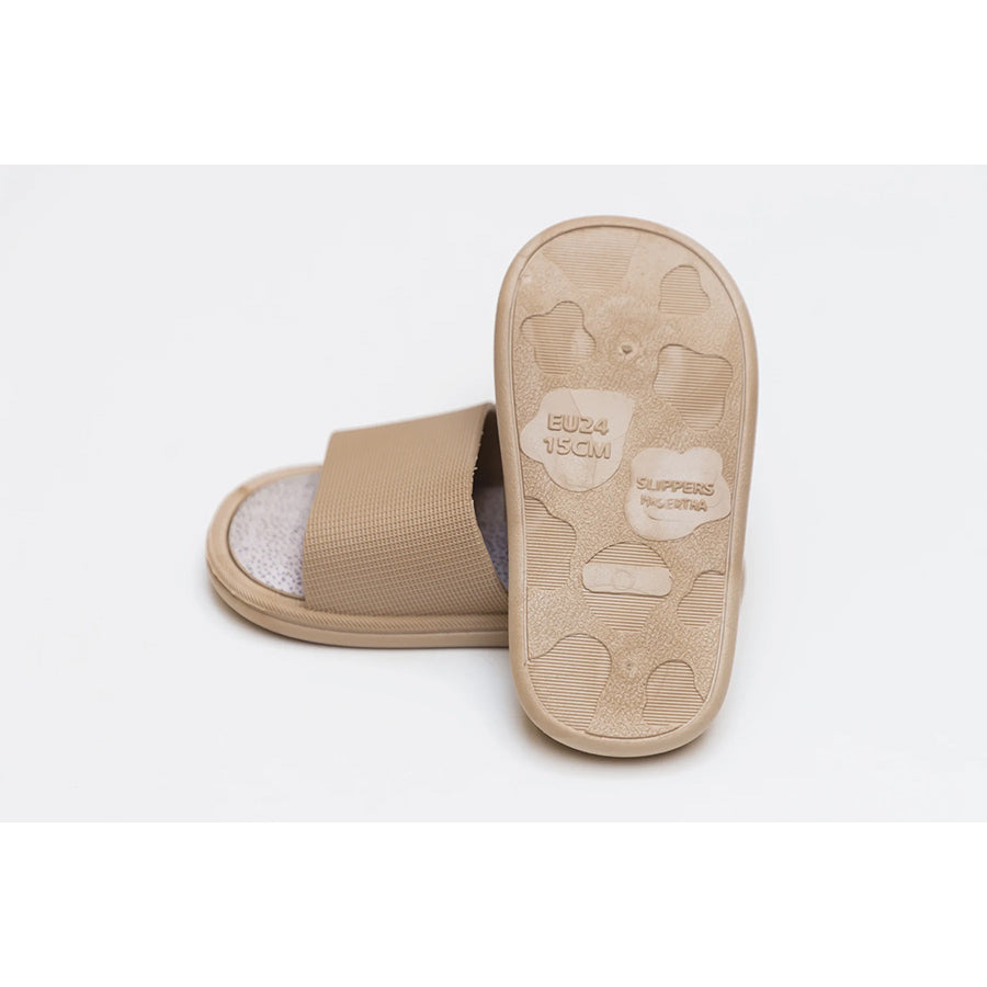 Mrs Ertha - Sommerschuhe für Kinder Slippers "Taupe"