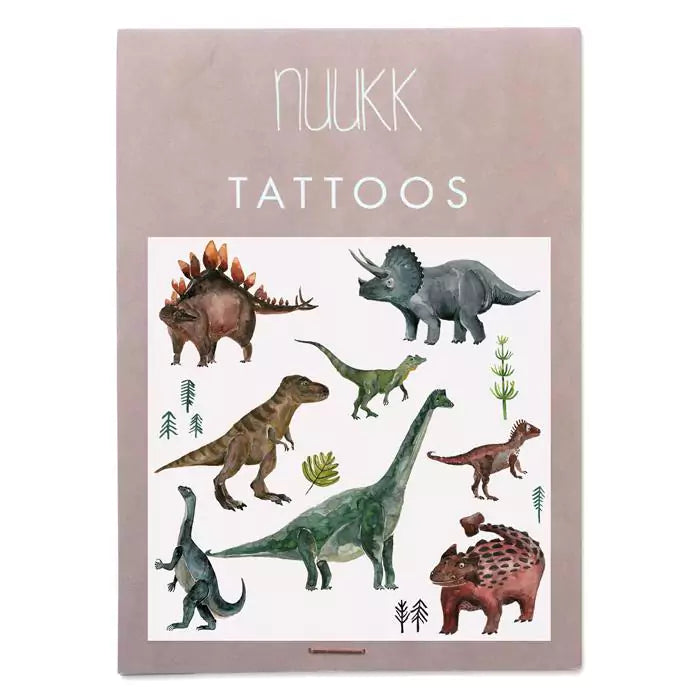 Nuukk Bio Vegane Kinder Tattoos Dinos