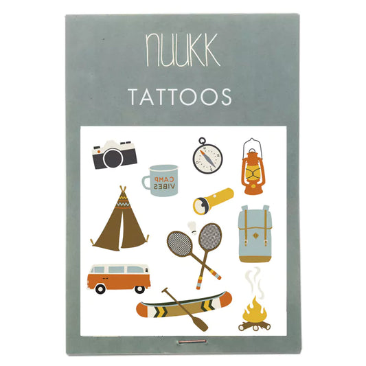 Nuukk Bio Vegane Kinder Tattoos Camping