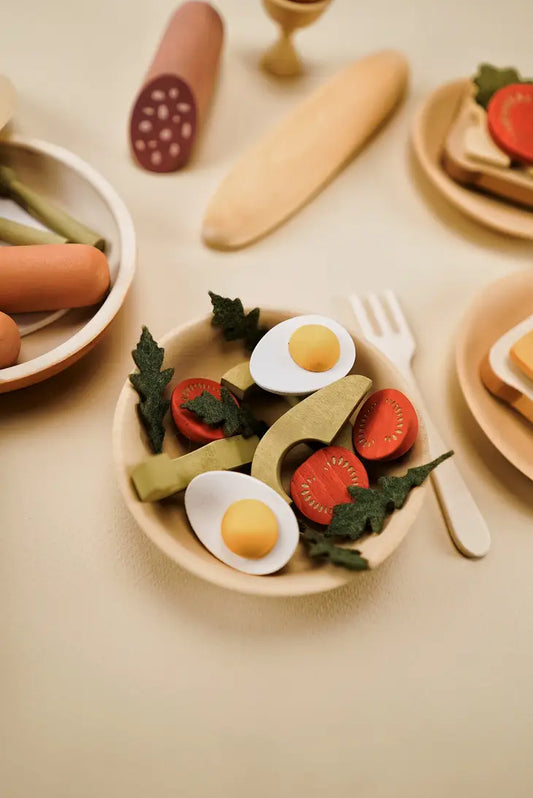 SABO Concept Holzspielzeug Set Frühstück
