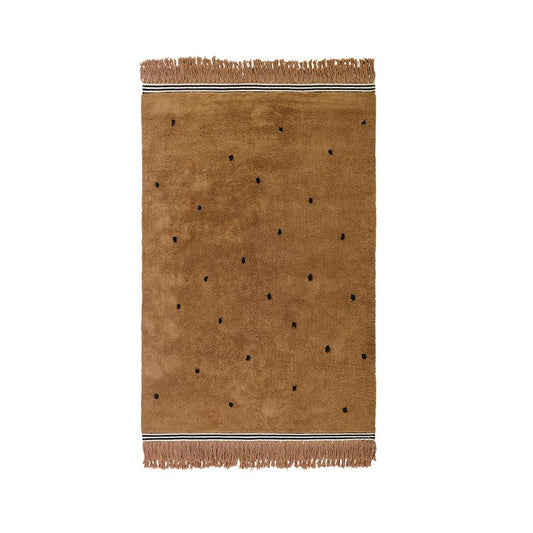 WASCHBARER BAUMWOLLTEPPICH SEMMIE DOTS