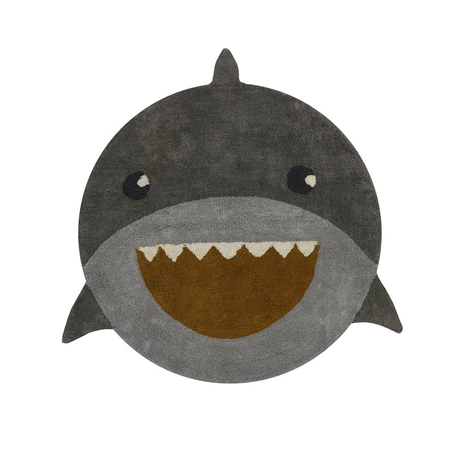 WASCHBARER BAUMWOLLTEPPICH SHARK