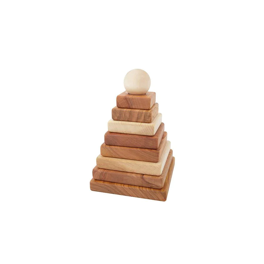 Wooden Story Stapelturm Pyramide Natur