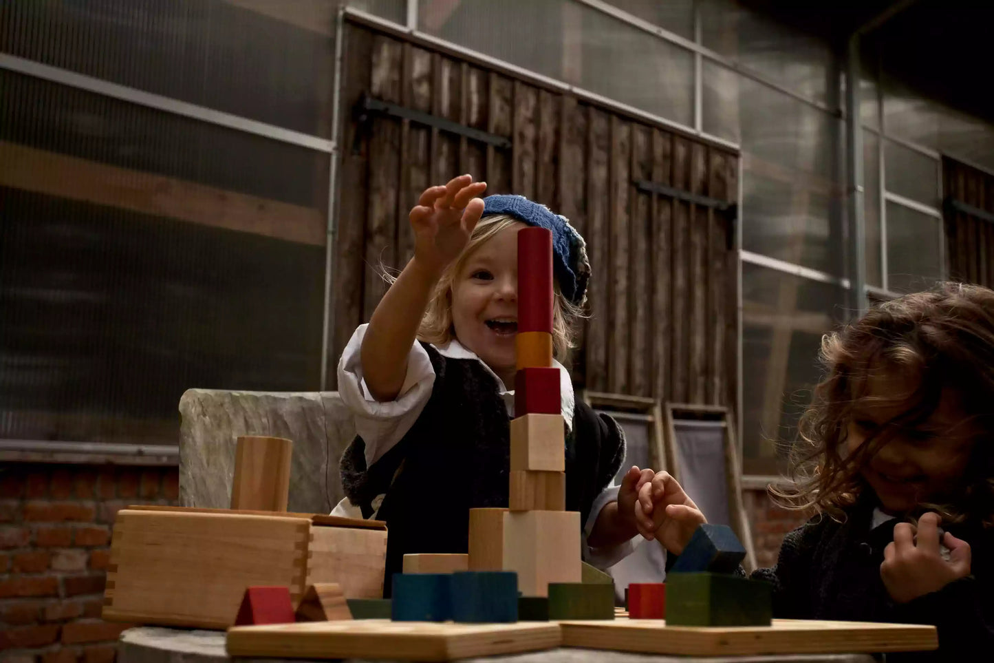 Wooden Story Sortierbox Rainbow