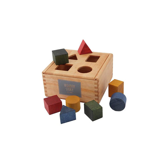 Wooden Story Sortierbox Rainbow