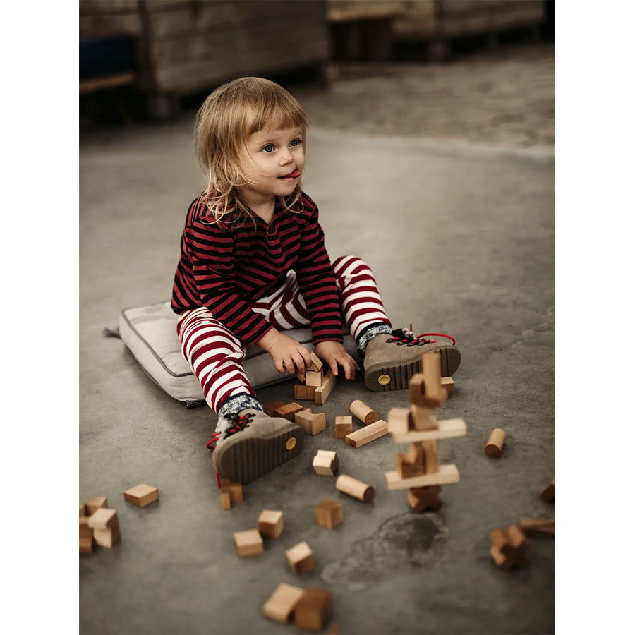 Wooden Story - Steckspielzeug Bauklötze Stacking Tower Natural